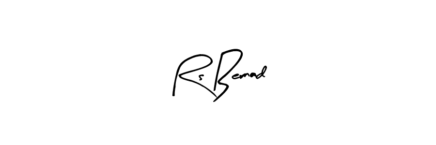 This is the best signature style for the Rs Bernad name. Also you like these signature font (Arty Signature). Mix name signature. Rs Bernad signature style 8 images and pictures png