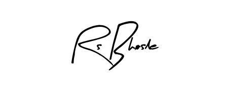 A dynamic signature style for Rs Bhosle using Arty Signature script. Designed to look authentic, handwritten, and professional. Rs Bhosle signature style 8 images and pictures png