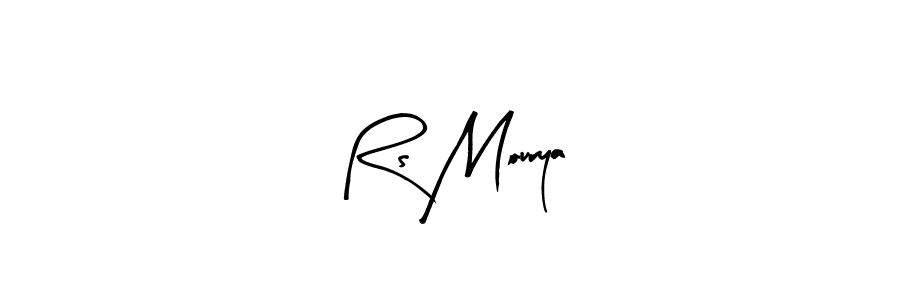 The best way (Arty Signature) to make a short signature is to pick only two or three words in your name. The name Rs Mourya include a total of six letters. For converting this name. Rs Mourya signature style 8 images and pictures png