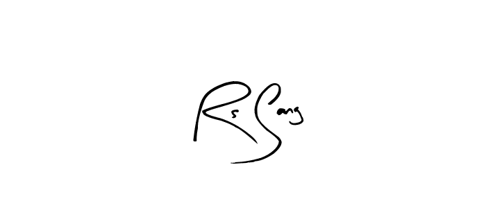 You should practise on your own different ways (Arty Signature) to write your name (Rs Sang) in signature. don't let someone else do it for you. Rs Sang signature style 8 images and pictures png
