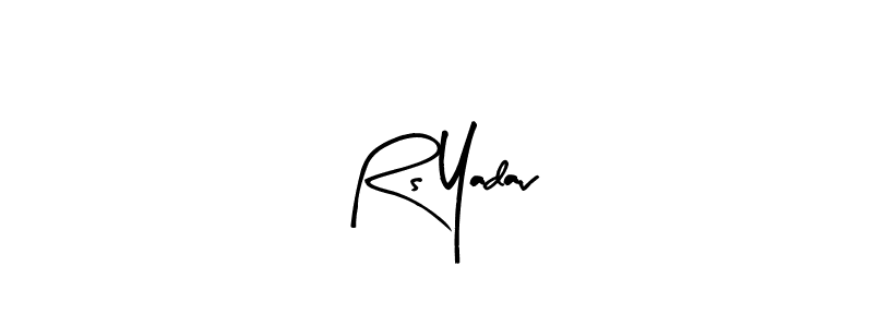 How to make Rs Yadav name signature. Use Arty Signature style for creating short signs online. This is the latest handwritten sign. Rs Yadav signature style 8 images and pictures png