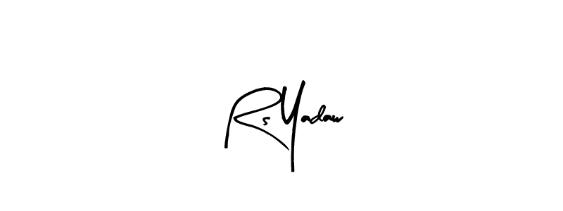 You should practise on your own different ways (Arty Signature) to write your name (Rs Yadaw) in signature. don't let someone else do it for you. Rs Yadaw signature style 8 images and pictures png