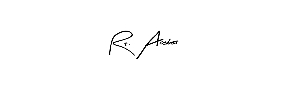 Use a signature maker to create a handwritten signature online. With this signature software, you can design (Arty Signature) your own signature for name Rs. Acebes. Rs. Acebes signature style 8 images and pictures png