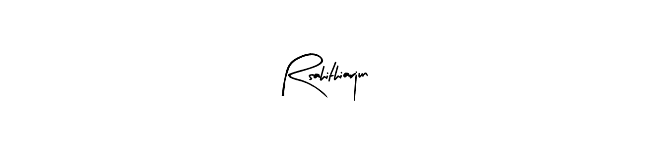 Here are the top 10 professional signature styles for the name Rsahithiarjun. These are the best autograph styles you can use for your name. Rsahithiarjun signature style 8 images and pictures png