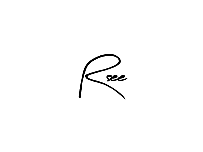 You should practise on your own different ways (Arty Signature) to write your name (Rsee) in signature. don't let someone else do it for you. Rsee signature style 8 images and pictures png