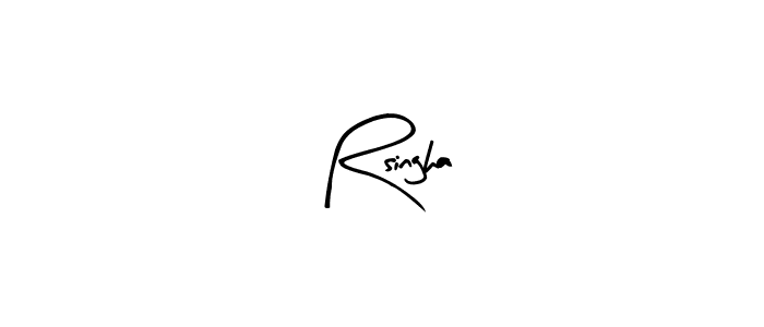 if you are searching for the best signature style for your name Rsingha. so please give up your signature search. here we have designed multiple signature styles  using Arty Signature. Rsingha signature style 8 images and pictures png
