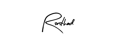 Explore multiple handwriting variations for Rsrsthod including this stunning Arty Signature design. Free to use across all platforms. Rsrsthod signature style 8 images and pictures png