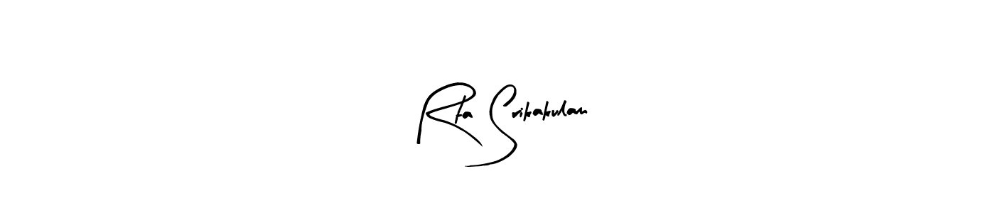 Similarly Arty Signature is the best handwritten signature design. Signature creator online .You can use it as an online autograph creator for name Rta Srikakulam. Rta Srikakulam signature style 8 images and pictures png