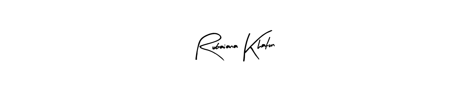 You can use this online signature creator to create a handwritten signature for the name Rubaiana Khatun. This is the best online autograph maker. Rubaiana Khatun signature style 8 images and pictures png