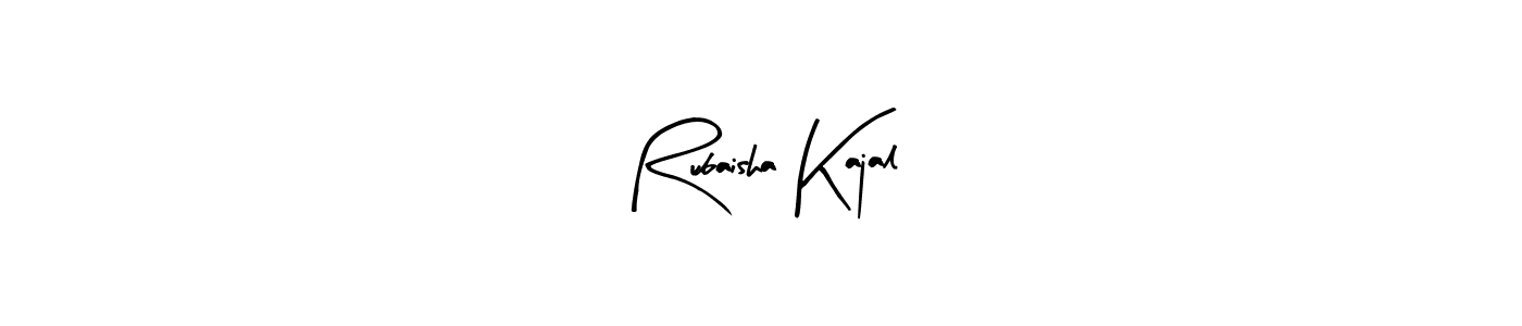 It looks lik you need a new signature style for name Rubaisha Kajal. Design unique handwritten (Arty Signature) signature with our free signature maker in just a few clicks. Rubaisha Kajal signature style 8 images and pictures png