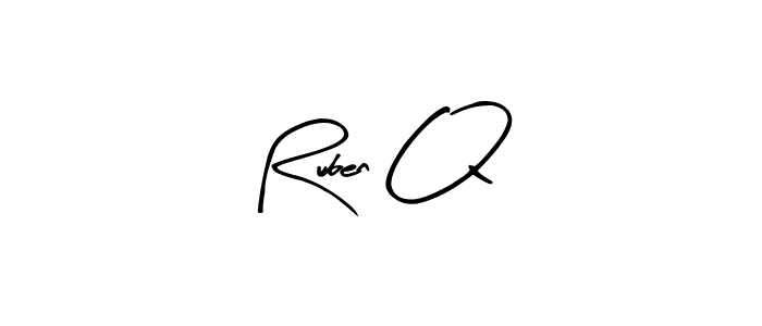 How to make Ruben Q signature? Arty Signature is a professional autograph style. Create handwritten signature for Ruben Q name. Ruben Q signature style 8 images and pictures png