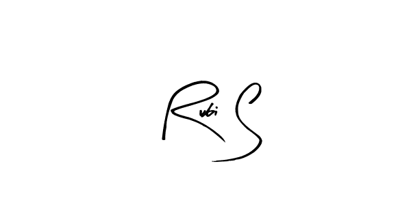 How to make Rubi S signature? Arty Signature is a professional autograph style. Create handwritten signature for Rubi S name. Rubi S signature style 8 images and pictures png