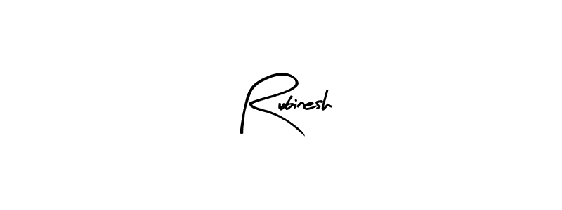 Design your own signature with our free online signature maker. With this signature software, you can create a handwritten (Arty Signature) signature for name Rubinesh. Rubinesh signature style 8 images and pictures png
