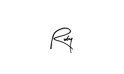 How to make Ruby  name signature. Use Arty Signature style for creating short signs online. This is the latest handwritten sign. Ruby  signature style 8 images and pictures png