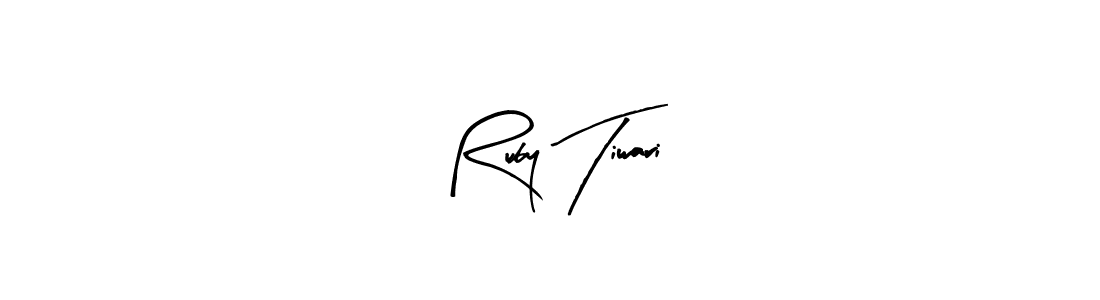 Also we have Ruby Tiwari name is the best signature style. Create professional handwritten signature collection using Arty Signature autograph style. Ruby Tiwari signature style 8 images and pictures png