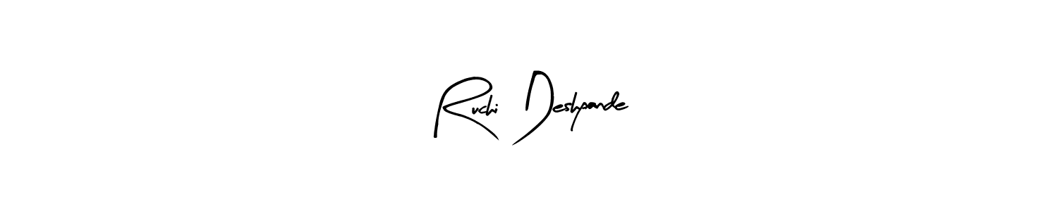 Ruchi Deshpande stylish signature style. Best Handwritten Sign (Arty Signature) for my name. Handwritten Signature Collection Ideas for my name Ruchi Deshpande. Ruchi Deshpande signature style 8 images and pictures png