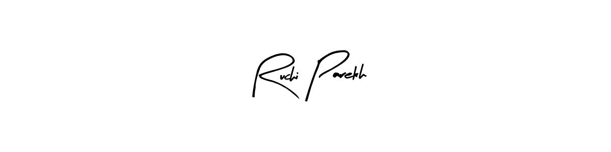 You can use this online signature creator to create a handwritten signature for the name Ruchi Parekh. This is the best online autograph maker. Ruchi Parekh signature style 8 images and pictures png