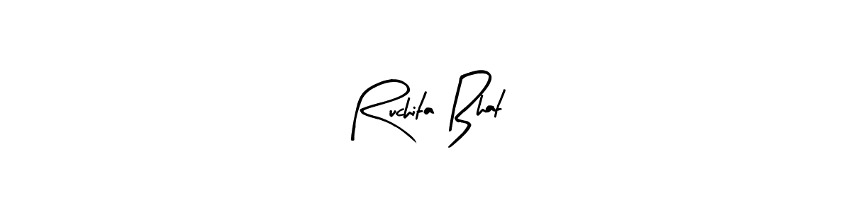 How to make Ruchita Bhat signature? Arty Signature is a professional autograph style. Create handwritten signature for Ruchita Bhat name. Ruchita Bhat signature style 8 images and pictures png