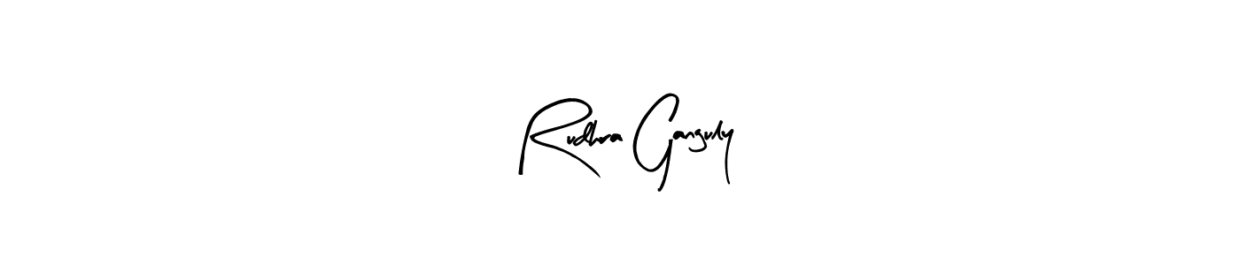 You should practise on your own different ways (Arty Signature) to write your name (Rudhra Ganguly) in signature. don't let someone else do it for you. Rudhra Ganguly signature style 8 images and pictures png