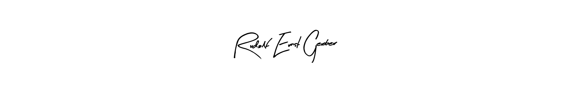 Use a signature maker to create a handwritten signature online. With this signature software, you can design (Arty Signature) your own signature for name Rudolf Ernst Gerber. Rudolf Ernst Gerber signature style 8 images and pictures png