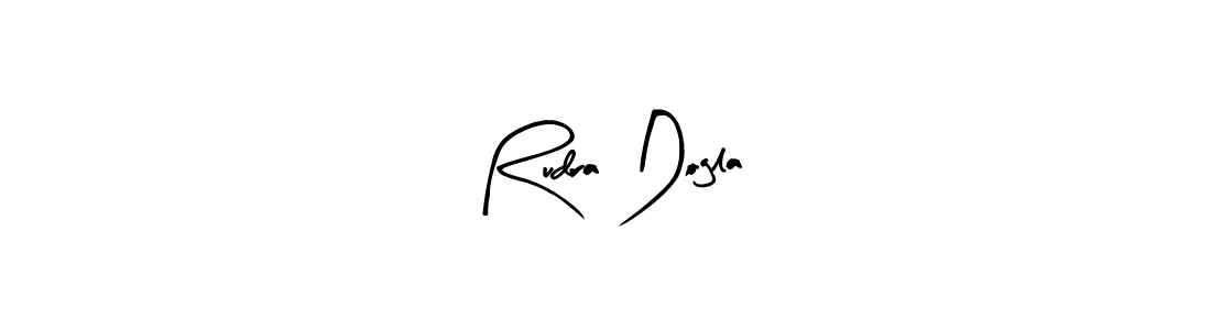 How to make Rudra Dogla name signature. Use Arty Signature style for creating short signs online. This is the latest handwritten sign. Rudra Dogla signature style 8 images and pictures png