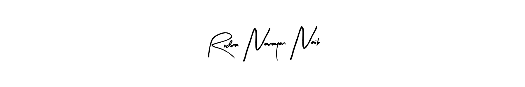 The best way (Arty Signature) to make a short signature is to pick only two or three words in your name. The name Rudra Narayan Naik include a total of six letters. For converting this name. Rudra Narayan Naik signature style 8 images and pictures png