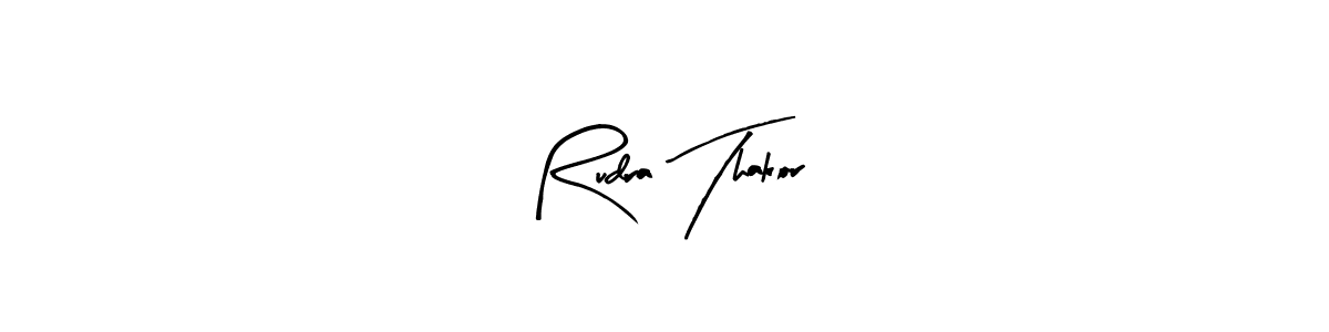 Once you've used our free online signature maker to create your best signature Arty Signature style, it's time to enjoy all of the benefits that Rudra Thakor name signing documents. Rudra Thakor signature style 8 images and pictures png