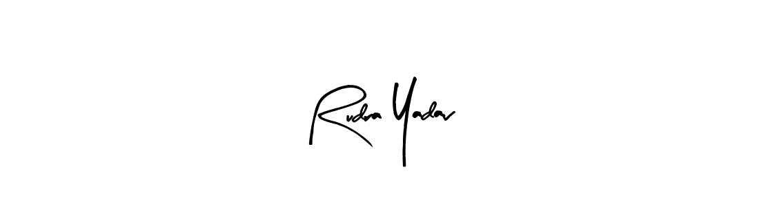 Make a beautiful signature design for name Rudra Yadav. With this signature (Arty Signature) style, you can create a handwritten signature for free. Rudra Yadav signature style 8 images and pictures png