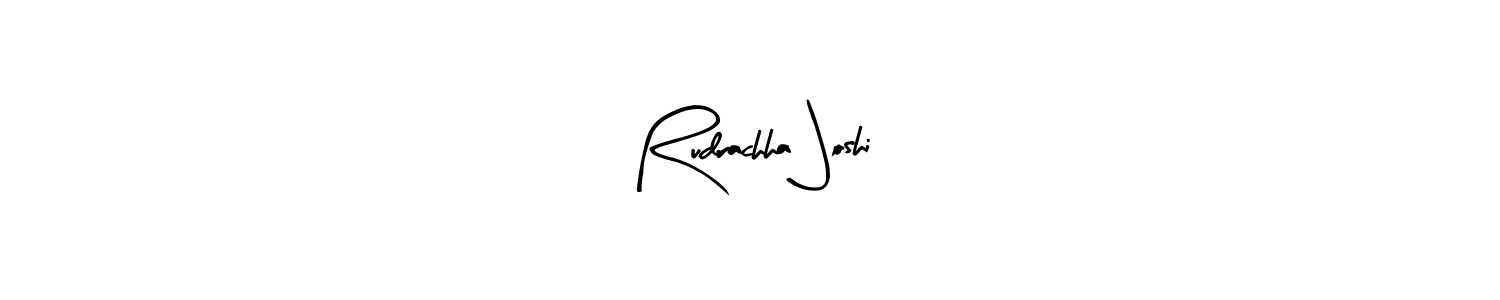 You should practise on your own different ways (Arty Signature) to write your name (Rudrachha Joshi) in signature. don't let someone else do it for you. Rudrachha Joshi signature style 8 images and pictures png