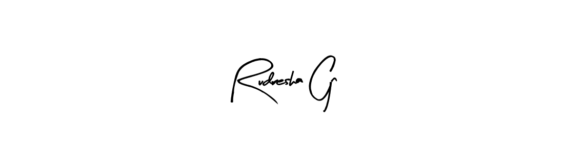 How to make Rudresha Gn signature? Arty Signature is a professional autograph style. Create handwritten signature for Rudresha Gn name. Rudresha Gn signature style 8 images and pictures png