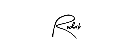Personalize your online presence with Rudrik signature rendered in elegant Arty Signature font. Great for website footers and blogs. Rudrik signature style 8 images and pictures png