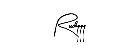 Stand out with a creative autograph for Rudyyy. The Arty Signature styling blends modern aesthetics with classic signature flourishes. Rudyyy signature style 8 images and pictures png