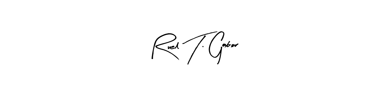 See photos of Ruel T. Gabor official signature by Spectra . Check more albums & portfolios. Read reviews & check more about Arty Signature font. Ruel T. Gabor signature style 8 images and pictures png