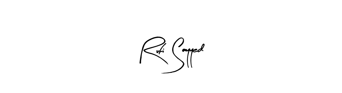 How to make Rufi Sayyed signature? Arty Signature is a professional autograph style. Create handwritten signature for Rufi Sayyed name. Rufi Sayyed signature style 8 images and pictures png