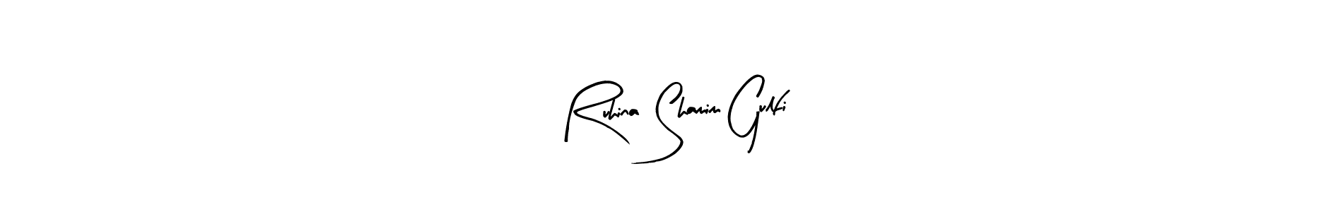 How to Draw Ruhina Shamim Gulfi signature style? Arty Signature is a latest design signature styles for name Ruhina Shamim Gulfi. Ruhina Shamim Gulfi signature style 8 images and pictures png