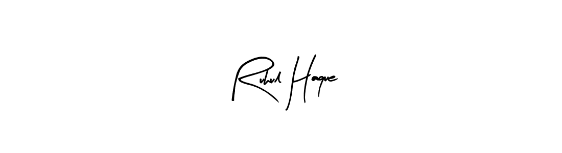 Here are the top 10 professional signature styles for the name Ruhul Haque. These are the best autograph styles you can use for your name. Ruhul Haque signature style 8 images and pictures png