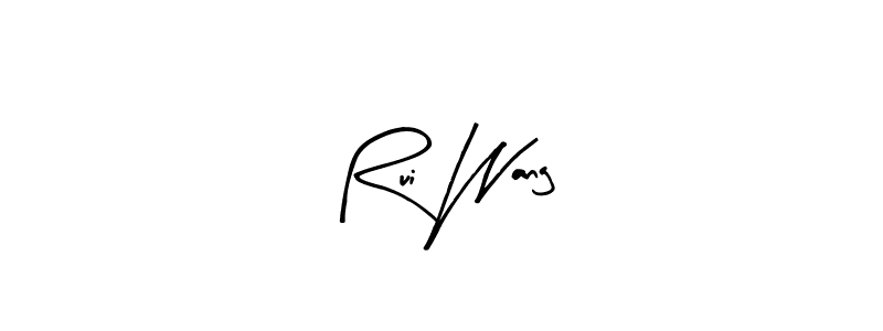 Also we have Rui Wang name is the best signature style. Create professional handwritten signature collection using Arty Signature autograph style. Rui Wang signature style 8 images and pictures png