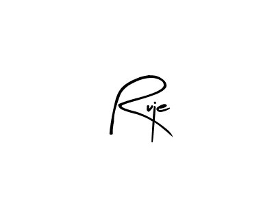 Use a signature maker to create a handwritten signature online. With this signature software, you can design (Arty Signature) your own signature for name Ruje. Ruje signature style 8 images and pictures png