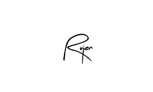 This is the best signature style for the Rujen name. Also you like these signature font (Arty Signature). Mix name signature. Rujen signature style 8 images and pictures png