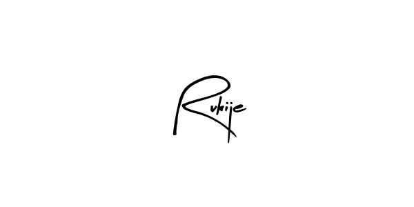 Also we have Rukije name is the best signature style. Create professional handwritten signature collection using Arty Signature autograph style. Rukije signature style 8 images and pictures png