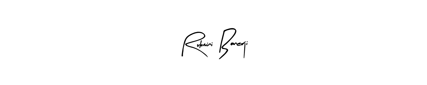 How to make Rukmini Banerji signature? Arty Signature is a professional autograph style. Create handwritten signature for Rukmini Banerji name. Rukmini Banerji signature style 8 images and pictures png