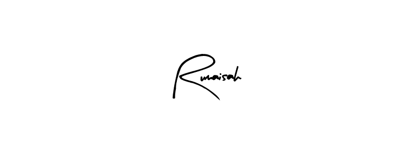 Rumaisah stylish signature style. Best Handwritten Sign (Arty Signature) for my name. Handwritten Signature Collection Ideas for my name Rumaisah. Rumaisah signature style 8 images and pictures png