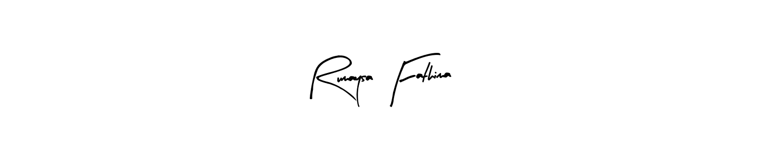 Once you've used our free online signature maker to create your best signature Arty Signature style, it's time to enjoy all of the benefits that Rumaysa Fathima name signing documents. Rumaysa Fathima signature style 8 images and pictures png