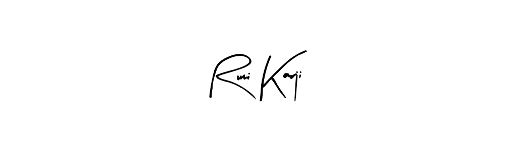 Also we have Rumi Karji name is the best signature style. Create professional handwritten signature collection using Arty Signature autograph style. Rumi Karji signature style 8 images and pictures png