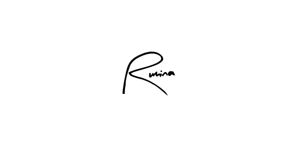Also You can easily find your signature by using the search form. We will create Rumina name handwritten signature images for you free of cost using Arty Signature sign style. Rumina signature style 8 images and pictures png