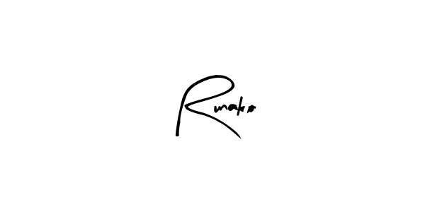 Make a beautiful signature design for name Runako. Use this online signature maker to create a handwritten signature for free. Runako signature style 8 images and pictures png
