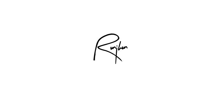 This is the best signature style for the Runjhun name. Also you like these signature font (Arty Signature). Mix name signature. Runjhun signature style 8 images and pictures png