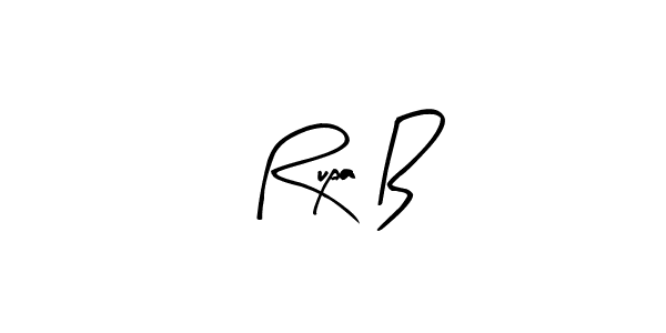 Similarly Arty Signature is the best handwritten signature design. Signature creator online .You can use it as an online autograph creator for name Rupa B. Rupa B signature style 8 images and pictures png
