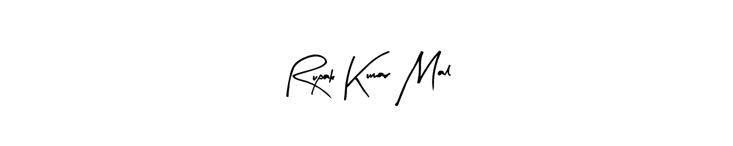 The best way (Arty Signature) to make a short signature is to pick only two or three words in your name. The name Rupak Kumar Mal include a total of six letters. For converting this name. Rupak Kumar Mal signature style 8 images and pictures png