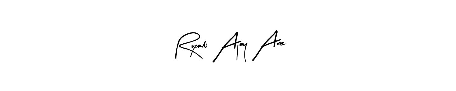 Here are the top 10 professional signature styles for the name Rupali Ajay Are. These are the best autograph styles you can use for your name. Rupali Ajay Are signature style 8 images and pictures png